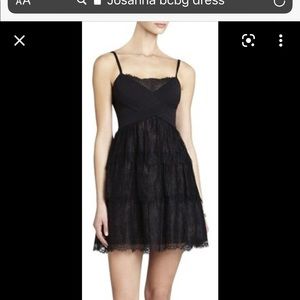 Josanna Lace Ponte Dress
